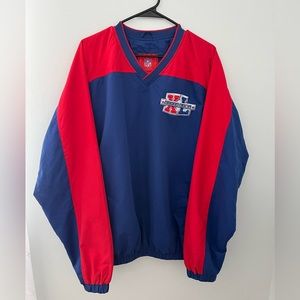 Vintage NFL Super Bowl XL Pullover Jacket Sz XL